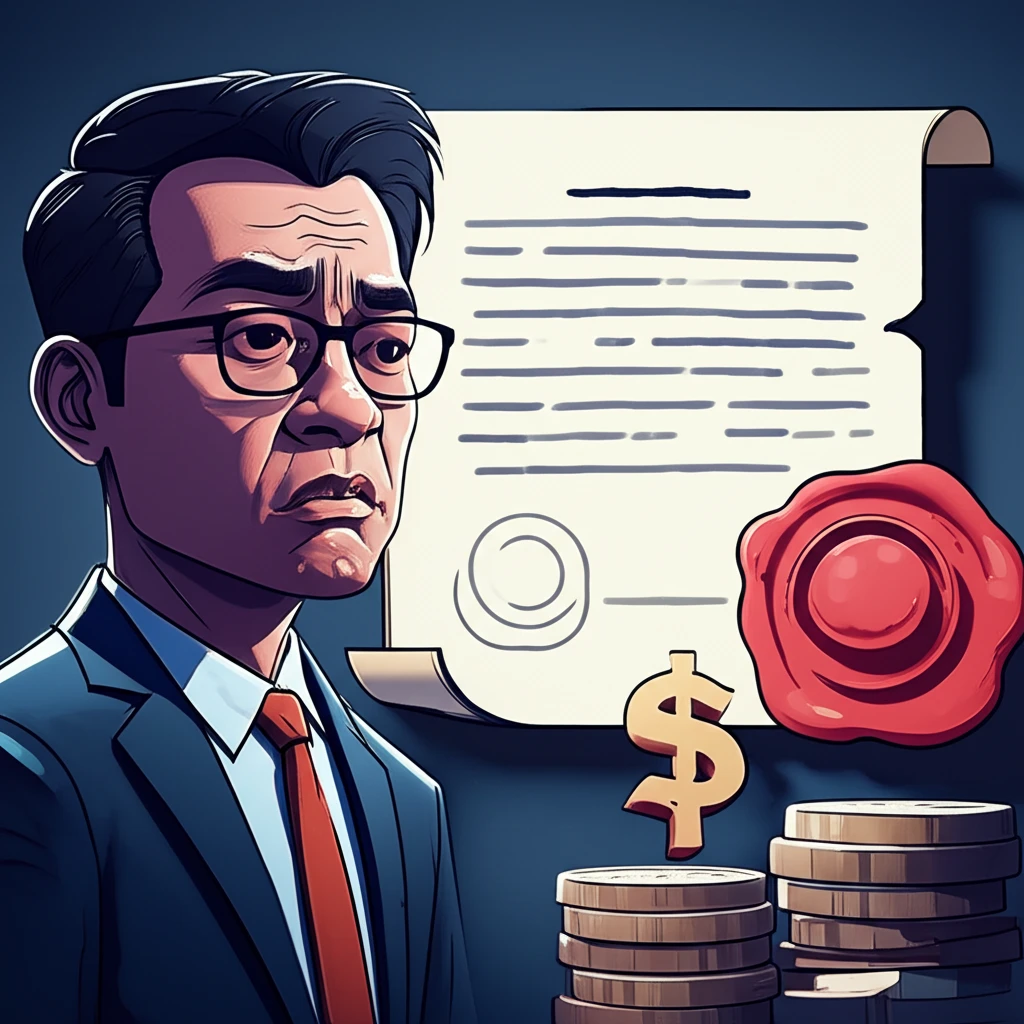 개인정보보호법에 따른 과태료 경고 이미지