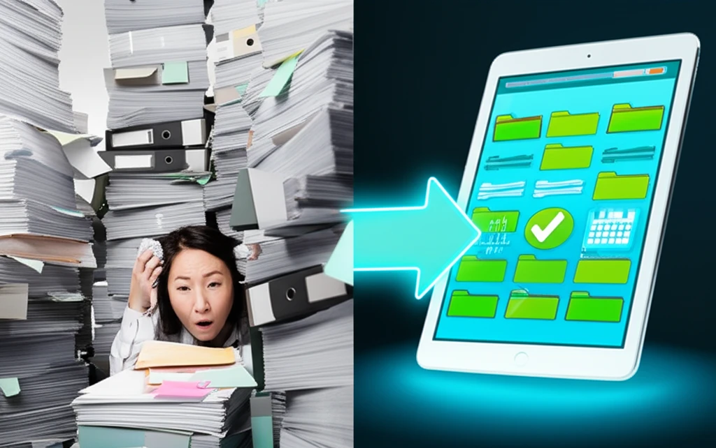 교육 이수 자료 보존의 중요성 강조 이미지