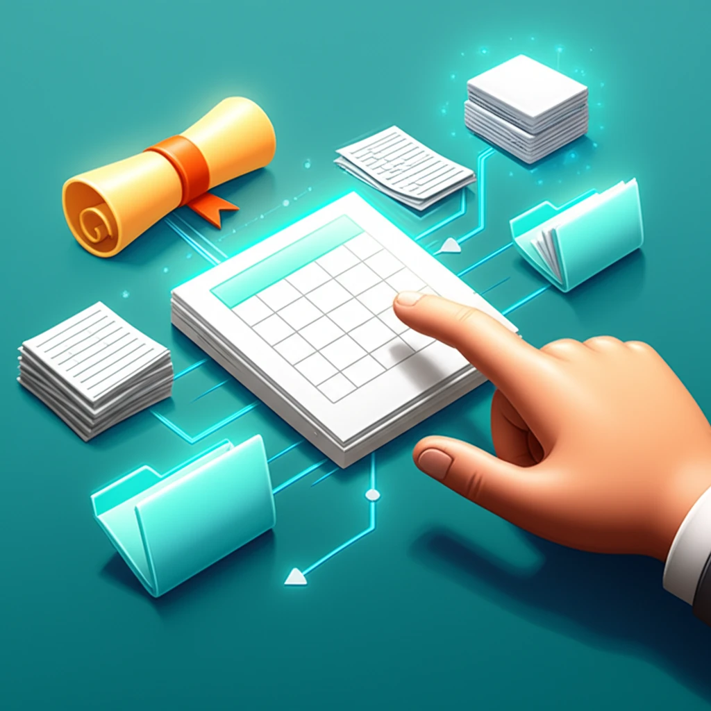 체계적인 교육 증빙 자료 인덱싱