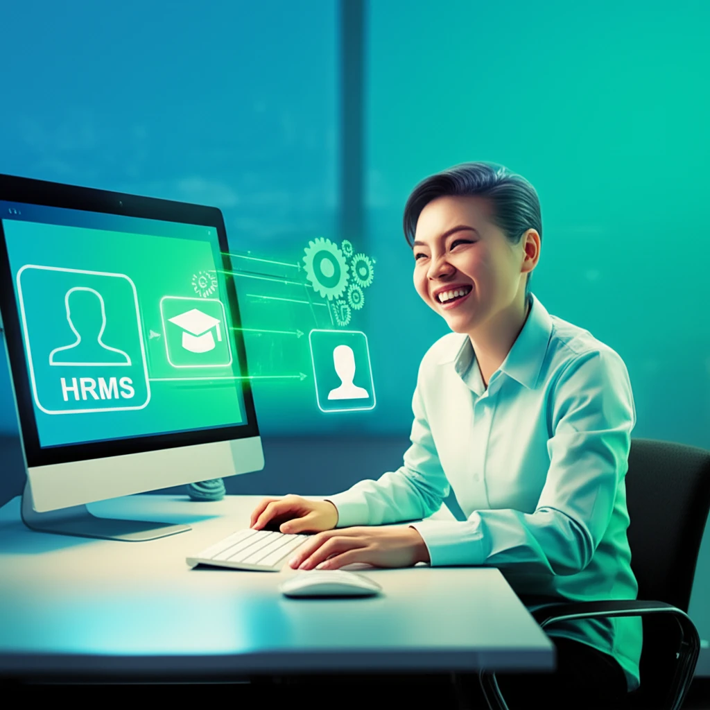 법정의무교육 인사관리 시스템 통합 프로세스 다이어그램