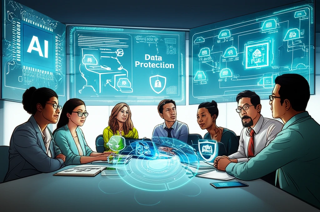 개인정보보호 교육의 연간 실시 주기 및 3년 보관 의무 인포그래픽